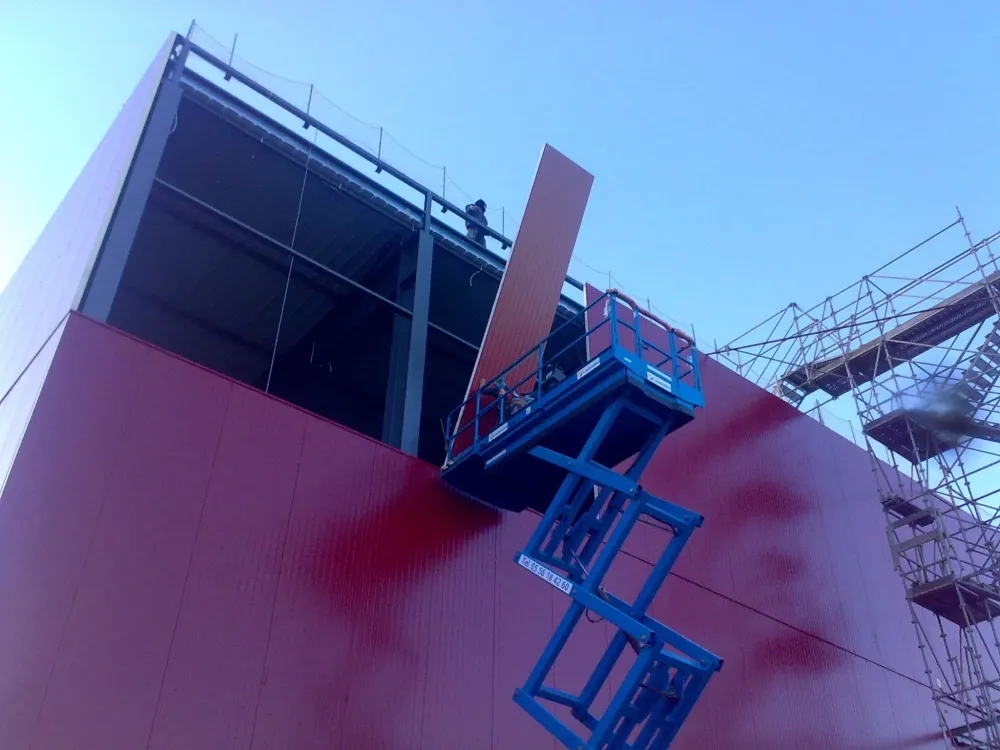 Isolation de bâtiment industriel près de Royan